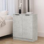 vidaXL Servante, 2 buc. , gri beton, 30x30x70 cm, lemn compozit (811142) Comoda
