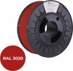 C-TECH PREMIUM LINE PLA 3D nyomtatószál, közlekedési piros RAL3020 (3DF-P-PLA1.75-3020)