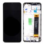 Samsung A235 Galaxy A23 4G LCD Kijelző+Érintőüveg, Fekete, Black (GH82-28563A, GH82-28657A) Service Pack