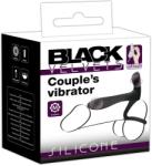 Black Velvet - akkus, vízálló 2in1 péniszgyűrű (fekete) - sexshopcenter