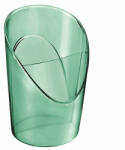 ESSELTE Írószertartó ESSELTE Colour Breeze kerek 2 rekeszes áttetsző zöld (626270) - papir-bolt