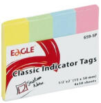 EAGLE Oldaljelölő EAGLE 659-5P papír pasztell 4 szín (150-1243) - papir-bolt