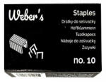 WEBER S Tűzőkapocs WEBER'S No. 10 1000 darabos - papir-bolt