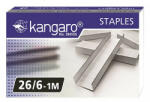 KANGARO Tűzőkapocs KANGARO 26/6 1000 darabos (C526326) - papir-bolt