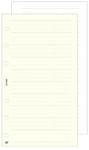 SATURNUS Gyűrűs kalendárium betét SATURNUS M320 telefon bianco sárga lapos (24SM320-CHA) - papir-bolt