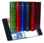 KARTON PP Névjegytartó ELEGANT pvc borítású karton 80 darabos fekete (6-322) - papir-bolt