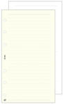 SATURNUS Gyűrűs kalendárium betét SATURNUS L326/F vonalas jegyzetlap fehér lapos (24SL326-FEH) - papir-bolt