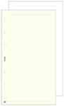 SATURNUS Gyűrűs kalendárium betét SATURNUS S325/F sima jegyzetlap fehér lapos (24SS325-FEH)