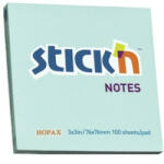 STICK N Öntapadós jegyzettömb STICK'N 76x76mm pasztell kék 100 lap (21149)