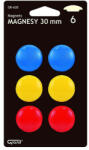GRAND Táblamágnes GRAND 30mm 6 darabos vegyes színű (130-1550) - papir-bolt