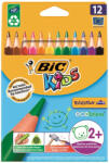 BIC Színes ceruza BIC Kids Evolution háromszögletű környezetbarát 12 darabos (82973511) - papir-bolt