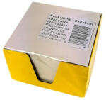  Kockatömb fehér 9x9x6 cm egyszínű színes tartóban - papir-bolt