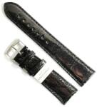 Morellato Curea de ceas Morellato Amadeus Black din piele de crocodil - 12mm, 14mm, 16mm, 18mm, 20mm, 22mm (A01X0518052019CR)