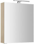 SAPHO Mirró bardíni szilva tükrösszekrény LED világítással (MC060-0013)
