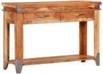 vidaXL Masă consolă, 110x34x74 cm, lemn masiv de acacia (338469)