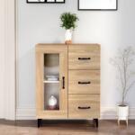 vidaXL Servantă, stejar sonoma, 69, 5x34x90 cm, lemn compozit (812216) Comoda