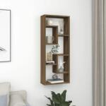 vidaXL Raft de perete, stejar maro, 36x16x90 cm, lemn compozit (815848) Raft