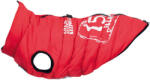 TRIXIE Saint-Malo szélvédő kutyadzseki piros színben, beépített hámmal, menő felirattal (S | Haskörméret: 50 cm | Háthossz: 40 cm | Nyakkörméret: 40 cm)