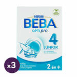 BEBA OptiPro 4 Junior tejalapú italpor vitaminokkal és ásványi anyagokkal 24 hó+ (3x600 g)