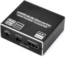 Thunder Germany ADC-102M, HDMI audio leválasztó, digitális-analóg adapter + ARC (fém ház)