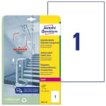 AVERY Etikett AVERY L8011-10 210x297mm antimikrobiális átlátszó 10 címke/doboz 10 ív/doboz (L8011-10) - papir-bolt