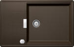 SCHOCK Schock Tia D-100LS konyhai mosogatótálca Cristadur Bronze 780 x 500 mm lefolyó távműködtetővel, gránit kompozit, megfordítható, hagyományos beépítés, bronzbarna (TIAD100LSBRONSA)