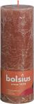 Bolsius rusztikus oszlop, szarvasbőr barna 190 × 68 mm