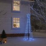 vidaXL Brad de Crăciun conic, 108 LED-uri, albastru, 70x180 cm (343488)