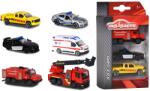 Majorette Mașini de urgență S. O. S. Majorette cu părți mobile 7, 5 cm lungime 3 tipuri 2 variante diferite (MJ2057261)