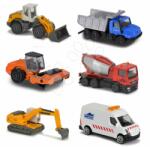Majorette Mașină de jucărie de construcție Construction Majorette din metal lungime 7, 5 cm 6 tipuri diferite (MJ2057281)