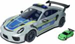 Majorette Mașinuță de jucărie de poliție cu cutie ambalaj Porsche 911 GT3 RS Polizei Carry Case Majorette cu sunete și lumini și 1 mașinuță (MJ2058199)