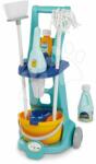 Ecoiffier Cărucior de curățenie Cleaning trolley Écoiffier cu găleată și mătură 8 accesorii (ECO2769)