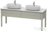 Duravit LUV 1733x570 mm-es 2 fiókos alsószekrény mosdópulthoz, Taupe Satin Matt Lacquer LU9562B6060 (LU9562B6060)