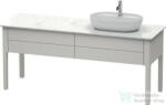 Duravit LUV 1733x570 mm-es 2 fiókos alsószekrény mosdópulthoz, Nordic White Satin Matt Lacquer LU9563R3939 (LU9563R3939)