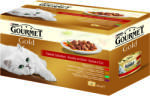 Gourmet Gold falatok szószban nedves macskaeledel - Multipack (4 csomag | 4 x 4 x 85 g | 16 db konzerv) 1.36 kg