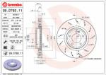 BREMBO Disc frana BREMBO PRIME LINE - UV Coated 09. D763.11 (09.D763.11)