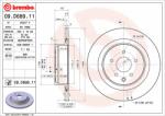 BREMBO Disc frana BREMBO 09. D689.11 - automobilus