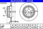 ATE Disc frana ATE 24.0112-0120.1 (24.0112-0120.1)
