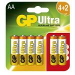 GP Batteries Ultra AA ceruzaelem 4+2 darabos készlet - ELEMEK
