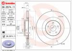 BREMBO Disc frana BREMBO PRIME LINE - UV Coated 09. D574.11 (09.D574.11)