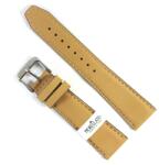 Morellato Curea de ceas Bej Morellato Square Coated Nabuck Leather - 18mm, 20mm, 22mm (A01X5672D73039CR)