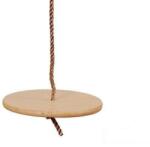 Inlea4Fun Leagăn tip farfurie din lemn - Inlea4Fun WOODEN ROUND SWING (3T-H11)