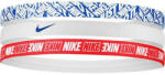 Nike Elastice păr "Nike Printed Hairbands 3PK - game royal/white/university red