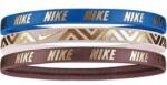 Nike Elastice păr "Nike Metallic Hairbands 3 pack - signal blue/desert sand/smoky mauve