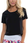 Lucky in Love Tricouri dame "Lucky in Love Core Mixed Up High-Low S/S Women - black
