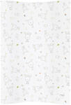 Ceba - COSY 2 négyzet alakú puha pelenkázó alátét (50x70) Dream dots fehér