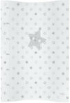 Ceba - Pelenkázó szőnyeg 2 oldalas puha COSY (50x70) Csillagok szürke