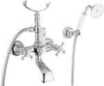 Bugnatese Revival kádcsaptelep zuhanyszettel, króm/arany 402CRDO (402CRDO)