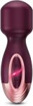 Global Novelties Mini Wand Zola 7 Moduri Vibratii, Silicon, USB, Burgundy, 12.3 cm Vibrator