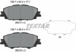 TEXTAR set placute frana, frana disc TEXTAR 2621701 (2621701)